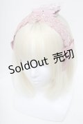 m petit by misako / AMレースカチューシャ  ピンク S-25-06-01-009-LO-AC-HR-ZS