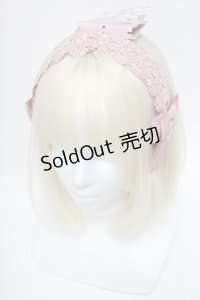 m petit by misako / AMレースカチューシャ  ピンク S-25-06-01-009-LO-AC-HR-ZS