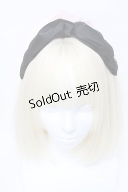 画像2: m petit by misako / NINA'sコラボ AM*NIフラワーカチューシャ  黒 S-25-06-01-001-LO-AC-HR-ZS