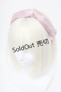 m petit by misako / NINA'sコラボ AM*NIリボンカチューシャ  ピンク S-25-06-01-010-LO-AC-HR-ZS