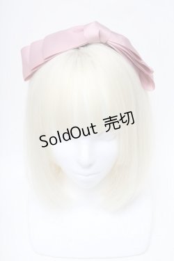画像2: m petit by misako / NINA'sコラボ AM*NIリボンカチューシャ  ピンク S-25-06-01-010-LO-AC-HR-ZS