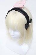 m petit by misako / NINA'sコラボ AM*NIフラワーカチューシャ  黒 S-25-06-01-002-LO-AC-HR-ZS