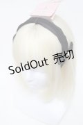 m petit by misako / NINA'sコラボ AM*NIフラワーカチューシャ  黒 S-25-06-01-002-LO-AC-HR-ZS