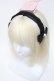 画像1: m petit by misako / NINA'sコラボ AM*NIフラワーカチューシャ  黒 S-25-06-01-002-LO-AC-HR-ZS (1)
