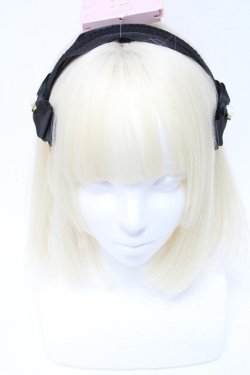 画像2: m petit by misako / NINA'sコラボ AM*NIフラワーカチューシャ  黒 S-25-06-01-002-LO-AC-HR-ZS
