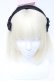 画像2: m petit by misako / NINA'sコラボ AM*NIフラワーカチューシャ  黒 S-25-06-01-002-LO-AC-HR-ZS (2)