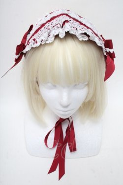 画像2: BABY,THE STARS SHINE BRIGHT / Creamy Ribbonヘッドドレス  エンジｘ白 S-25-06-01-018-BA-AC-HR-ZS