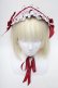 画像2: BABY,THE STARS SHINE BRIGHT / Creamy Ribbonヘッドドレス  エンジｘ白 S-25-06-01-018-BA-AC-HR-ZS (2)