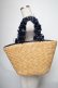 画像3: Maison de FLEUR / フリルハンドルかごバッグ  ネイビー S-25-06-01-022-LO-BG-HR-ZS (3)