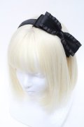 m petit by misako / TT*AMリボンカチューシャ  黒 S-25-06-01-004-LO-AC-HR-ZS