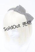 m petit by misako / TT*AMリボンカチューシャ  黒 S-25-06-01-004-LO-AC-HR-ZS