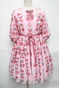 Angelic Pretty / Strawberry Dollワンピース  ピンク S-25-06-01-032-AP-OP-AS-ZS