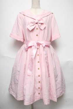 画像1: LIEF / セーラーシリーズ ワンピース XXL ピンク S-25-06-01-033-LO-TO-HR-ZS
