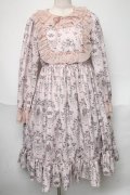 Melody BasKet / Rose Princessヨーク切替ワンピース  ピンク S-25-06-01-036-LO-OP-AS-ZS