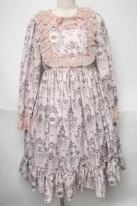 Melody BasKet / Rose Princessヨーク切替ワンピース  ピンク S-25-06-01-036-LO-OP-AS-ZS