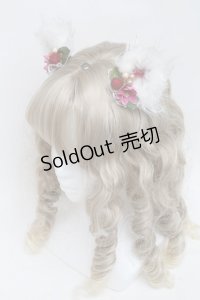 LOLITA / ねこ耳クリップ  白 S-25-06-03-004-LO-ZA-AS-ZS