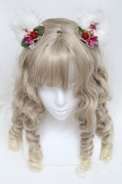 画像2: LOLITA / ねこ耳クリップ  白 S-25-06-03-004-LO-ZA-AS-ZS