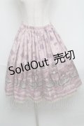 metamorphose / Black Swanシャーリングスカート  ピンク S-25-06-03-062-ME-SK-AS-ZS
