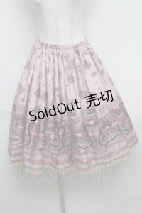 metamorphose / Black Swanシャーリングスカート  ピンク S-25-06-03-062-ME-SK-AS-ZS