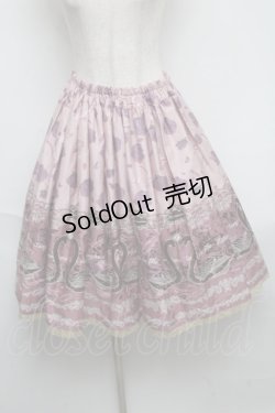 画像1: metamorphose / Black Swanシャーリングスカート  ピンク S-25-06-03-062-ME-SK-AS-ZS