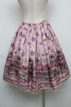 画像2: metamorphose / Black Swanシャーリングスカート  ピンク S-25-06-03-062-ME-SK-AS-ZS