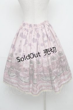 画像2: metamorphose / Black Swanシャーリングスカート  ピンク S-25-06-03-062-ME-SK-AS-ZS