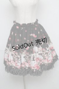 metamorphose / Blooming Gardenスカート  黒 S-25-06-03-064-ME-SK-AS-ZS