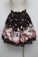 画像2: metamorphose / Blooming Gardenスカート  黒 S-25-06-03-064-ME-SK-AS-ZS (2)