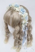 Atelier Beatrice / ローズパールカチューシャ  オフｘサックス S-25-06-03-014-GO-AC-AS-ZS