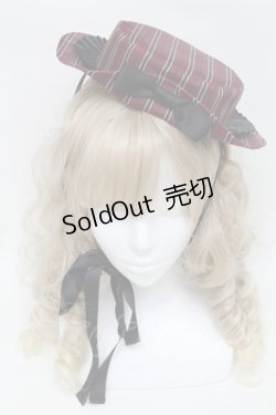 画像2: Victorian maiden / レジメンタルストライプキャノチェ  ワイン S-25-06-03-018-CL-AC-AS-ZS