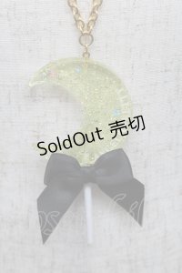 Angelic Pretty / Moon Lollipopネックレス  イエロー S-25-06-03-024-AP-AC-AS-ZS