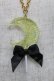 画像1: Angelic Pretty / Moon Lollipopネックレス  イエロー S-25-06-03-024-AP-AC-AS-ZS (1)