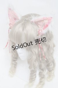 LOLITA / ねこ耳クリップ  白 S-25-06-03-003-LO-ZA-AS-ZS