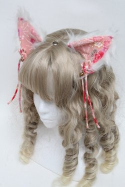 画像1: LOLITA / ねこ耳クリップ  白 S-25-06-03-003-LO-ZA-AS-ZS