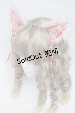 画像1: LOLITA / ねこ耳クリップ  白 S-25-06-03-003-LO-ZA-AS-ZS