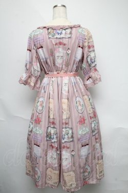 画像2: axes femme kawaii / ティティ×ベアファミリーワンピース  ピンク S-25-06-03-042-AX-OP-AS-ZS