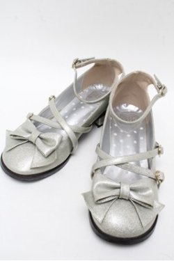画像1: Angelic Pretty / Tea Party Shoes  シルバー S-25-06-04-001-AP-SH-HR-ZS