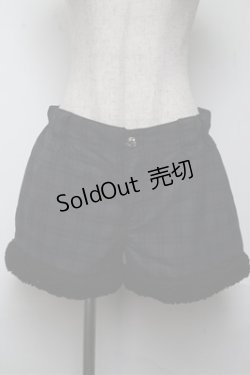 画像1: ALGONQUINS / チェックショートパンツ  グレーｘ紺 S-25-06-04-050-AL-PA-AS-ZS