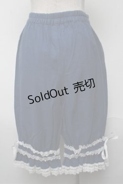 画像2: metamorphose / ドーリーコットンドロワーズ(無地)  ブルー S-25-06-04-051-ME-PA-AS-ZS