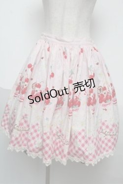 画像1: BABY,THE STARS SHINE BRIGHT / 初夏でショコラないちごパフェスカート  ピンク S-25-06-04-059-BA-SK-HR-ZS