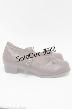 画像2: m petit by misako / AMマイメロパンチングパンプス  ブラウン S-25-06-04-005-LO-ZA-HR-ZS