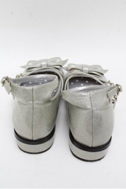 画像2: Angelic Pretty / Tea Party Shoes  シルバー S-25-06-04-001-AP-SH-HR-ZS