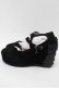 画像2: axes femme POETIQUE / 厚底ボリュームヒールパンプス M 黒 S-25-06-04-007-AX-SH-AS-ZS (2)