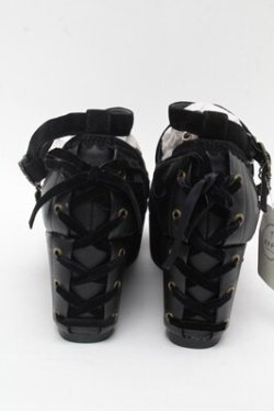画像3: axes femme POETIQUE / 厚底ボリュームヒールパンプス M 黒 S-25-06-04-007-AX-SH-AS-ZS