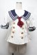 画像1: metamorphose / セーラーレース付きブラウス  白ｘ紺ｘワイン S-25-06-04-013-ME-BL-AS-ZS (1)