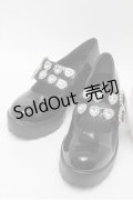 Lovely Tency / 眞白ありすコラボ厚底ローファー L 黒 S-25-06-04-002-LO-SH-HR-ZS