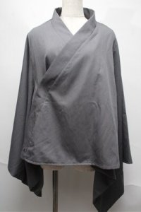 IRO+IRO / 着物袖トップス  グレー S-25-06-04-016-LO-TO-HR-ZS