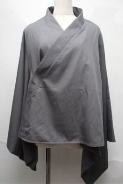 画像1: IRO+IRO / 着物袖トップス  グレー S-25-06-04-016-LO-TO-HR-ZS