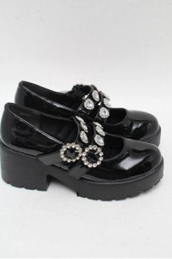 画像2: Lovely Tency / 眞白ありすコラボ厚底ローファー L 黒 S-25-06-04-002-LO-SH-HR-ZS