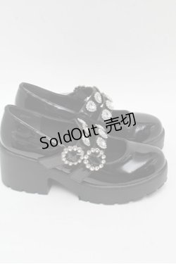 画像2: Lovely Tency / 眞白ありすコラボ厚底ローファー L 黒 S-25-06-04-002-LO-SH-HR-ZS